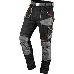 Узкие рабочие брюки HD, ремень, размер XS