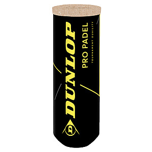 Padel bumbiņas Dunlop PRO PADEL FIP 3-pet