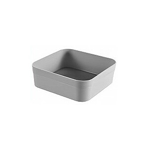 Коробка-разделитель Infinity Recycled square 15x15x5cm серый
