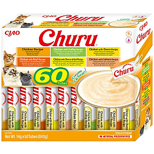 INABA Churu Variety Box Cālis - Kaķu gardumi - 60 x 14 g