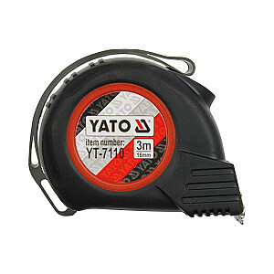 Mērlente ar magnētu 3Mx16mm YT-7110 YATO