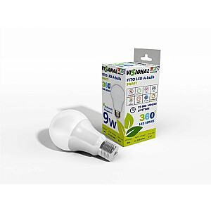Светодиодная лампа Visional E27 9Вт для растений / Фитолампа
