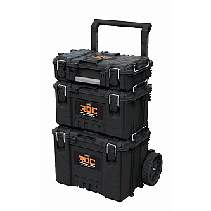 Instrumentu kastu komplekts uz riteņiem ROC Pro Gear 2.0 Mobile System 64,8x47,8x87,2cm 