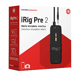 IK iRig PRE 2 - Интерфейс аудио iOS/ Android/ DSLR