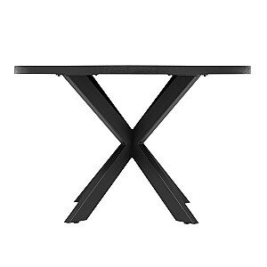 Ēdamistabas galds VANCOUVER D120xH75cm, melns dūmakains ozols