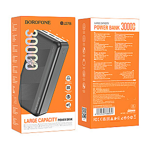 Borofone Power Bank 30000mAh BJ27B Pindar - 2xUSB - black