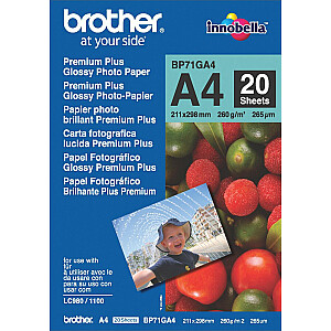 Brother fotopapīrs A4 printerim (BP71GA4)