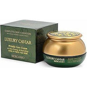 BERGAMO Luxury Caviar Wrinkle Care Cream pretgrumbu sejas krēms ar kaviāra ekstraktu 50ml