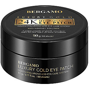 BERGAMO Luxury Gold гидрогелевые патчи для глаз 60 шт.