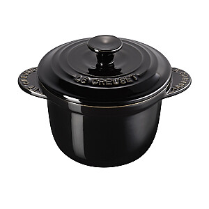 Trauks Mini Cocotte akmens masas &Oslash;13cm / 0,45L melns