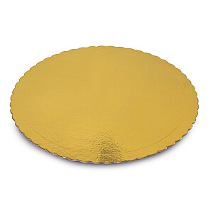 Papīra kūkas paliktņu zelta krāsā komplekts 2 gab. Easy Bake Ø32cm 