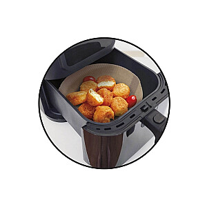 Apaļas cepšanas formas papīra 6 gab. Air Fryer Ø17x6cm