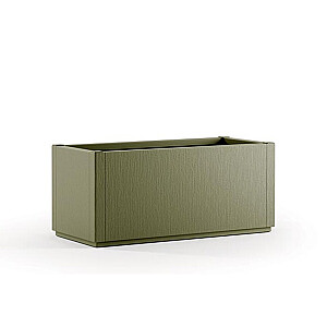 Прямоугольный ящик для цветов Ethica 80x36x35 см зеленый