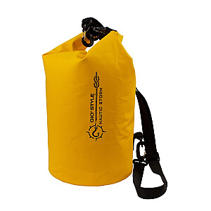 Ūdensnecaurlaidīga termiskā soma Dry Bag Nautic Storm M 10L, Ø20x45cm, dzeltena