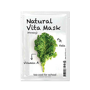 Too COOL FOR SCHOOL Natural Vita Mask натуральная укрепляющая маска для лица Firming 23г