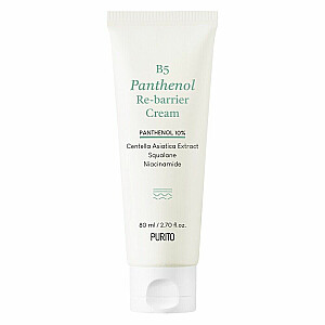 PURITO B5 Panthenol Re-Barrier Cream успокаивающий регенерирующий крем 80мл