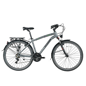 Велосипед туристический Bisan 28 Comfortline VB (PR10010370) серый/зеленый (Размер колес: 28 Размер рамы: XL)