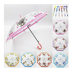 Зонтик со свистком детский ЖИВОТНЫЕ 66 cm длина разные 577664
