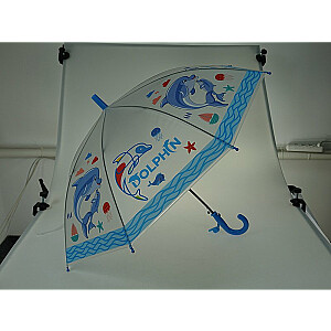 Зонтик со свистком детский ЖИВОТНЫЕ 66 cm длина разные 577664