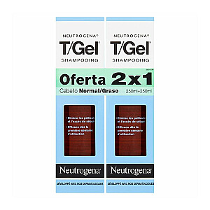 Neutrogena t/gel shampoo c.graso 2x250ml