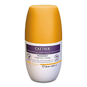 Cattier roll-on dezodorants ar citronu, 50 ml.