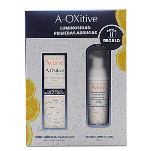 Avene a-oxitive крем для глаз 15 мл + очищающая пенка