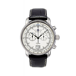 Pulkstenis Zeppelin 7690-1 vīriešu rokas pulkstenis Quartz Silver
