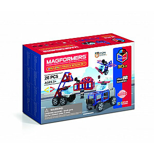 MAGFORMERS "Amazing Police & Rescue" komplekts