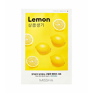 MISSHA Airy Fit Sheet Mask осветляющая тканевая маска с экстрактом лимона Lemon 19мл