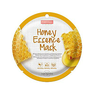 PUREDERM Honey Essence Mask lokšņu maska Medus 18g