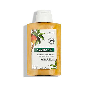 KLORANE Mango Shampoo šampūns sausiem matiem ar mango 200ml