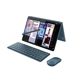 Lenovo Yoga Book 9 13IMU9 Ultra 7 155U 2x 13,3 дюйма 2,8K OLED 400 нит глянцевый 60 Гц 32 ГБ LPDDR5x-7467 SSD512 Intel Arc Graphics Win11 Tidal Teal