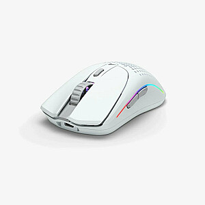Glorious Model O 2 bezvadu spēļu pele — balta, matēta
