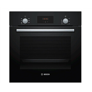 Bosch | Oven | HBF133BA0 | 66 L | Electric | EcoClean | Knobs | Height 59.5 cm | Width 59.4 cm | Black