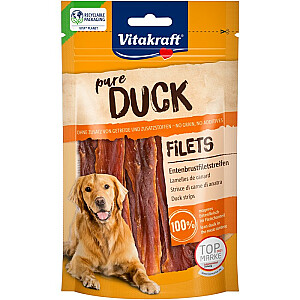 VITAKRAFT DUCK полоски из утиного мяса деликатесные для собак 80г