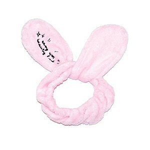DR. MOLA Bunny Ears kosmētiskā galvas saite ar Bunny Ears gaiši rozā krāsā