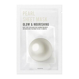 EUNYUL Sheet Mask Pearl balinoša un barojoša sejas maska ar pērlēm 22ml