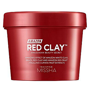 MISSHA Amazon Red Clay Pore Mask очищающая смываемая маска 110мл
