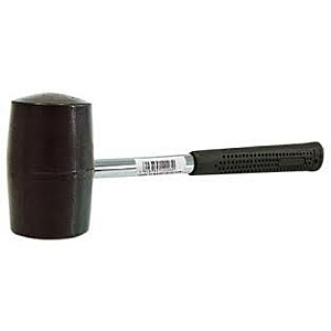 Молоток резиновый 680г 65мм с металлической ручкой