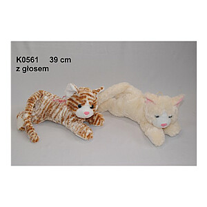 Плюшевый кот со звуком 39 cm (K0561)  082657