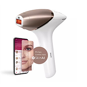 Philips | IPL Hair remover with SenseIQ | BRI973/00 | Bulb lifetime (flashes) 450.000 | Number of power levels 5 | White/Rose Gold