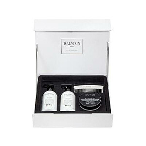 BALMAIN SET Revitalizing Care Set ir ļoti atjaunojošas kosmētikas komplekts frizieru procedūrās bojātiem matiem.