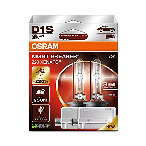 OSRAM D1S XENARC NIGHT BREAKER 220 — гарантия 3 года