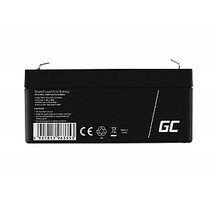 GREEN CELL Battery AGM VRLA 6V 3.4Ah