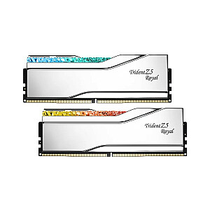 Память ПК — DDR5 32 ГБ (2x16 ГБ) Trident Z5 Royal RGB 6400 МГц CL32 XMP3 Silver