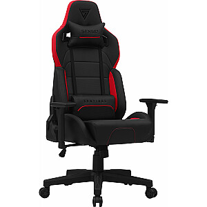 SENSE7 Sentinel melns un sarkans krēsls