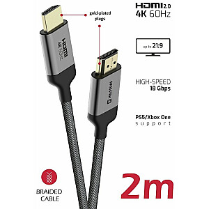 Swissten HDMI uz HDMI 4K Vads 2m