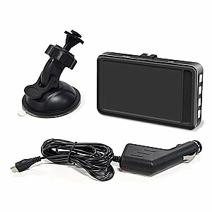 RoGer DVR2 Auto Videoreģistrātors  / Full HD / 170' / G-Sensor / LCD 3''