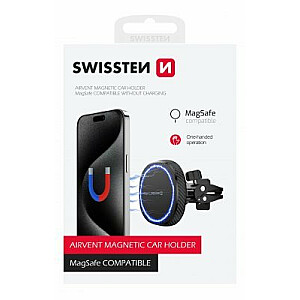 Swissten MagStick Kompaktais Magnētiskais Auto Telefona Turētājs (Saderīgs ar MagSafe)