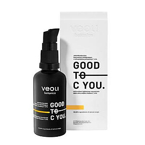 VEOLI BOTANICA Good To C You антиоксидантный осветляющий концентрат с ультрастабильным витамином С 15% 40мл